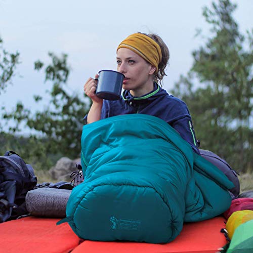 Saco de dormir para clima frío, camping o senderismo, impermeable, para  adultos o adolescentes, almohadilla de dormir ligera para otoño e invierno