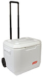 Coleman Marine Xtreme 50 Qt con Ruedas (47 L) Nevera Rígida, Blanco, Única