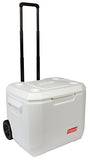 Coleman Marine Xtreme 50 Qt con Ruedas (47 L) Nevera Rígida, Blanco, Única