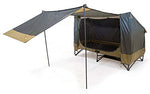 OZtrail Camilla de Camping con toldo 218x98cm catre para Acampada, con un toldo Extra Grande Que Ofrece Gran vestíbulo. 16.7kg