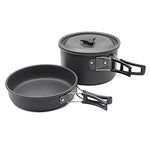 Utensilios de Cocina Picnic Senderismo Titanio Alloy Pot Turismo al Aire Libre Vajilla