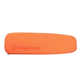 KingCamp - Colchoneta Hinchable para Camping, Senderismo, Color Naranja