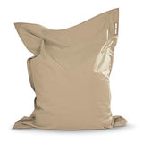 Green Bean © Square XL Puf 120x160 cm - con Relleno de 270L - S-XXL Interior y Exterior - Funda Lavable - Beanbag, Puff, Bolsa de Frijoles para niños y Adultos - cojín de Suelo - Beige