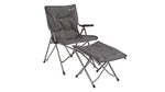 Outwell Alder Lake sillón, Adultos Unisex, Gris, Talla única