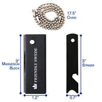 The Friendly Swede - Juego de 3 Bloques de pedernal Magnesio Firesteel Flint Firestarter Firestarter Survival Gear