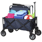 Campart Travel HC-0910 Carrito de jardín plegable, capacidad 70 kg, azul