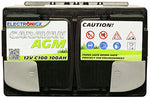 Batería AGM 12v 100Ah Electronicx Caravan Edition batería solar 12v acumulador 12v baterías solares suministro batería 12v agm batería caravana camper gel batería 12v 100ah