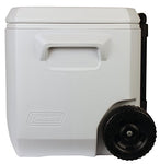 Coleman Marine Xtreme 50 Qt con Ruedas (47 L) Nevera Rígida, Blanco, Única