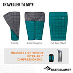 SEA TO SUMMIT Traveller Tri-L Left Zip Funda para Saco de Dormir Adultos Unisex