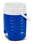 Igloo Sport 2 Galones Dispensador de Bebidas Aislado, 7.6 litros, Azul