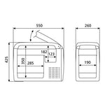 Dometic - Nevera Portátil 22L Termoeléctrica 12/24V/230V (A++)