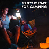 EverBrite Linterna de Camping, Farol LED Ultrabrillante Portátil, Luz de Camping Recargable,1000lm,USB-C, Banco de Energía de 4400mAh, Linterna Electrónica para Exteriores