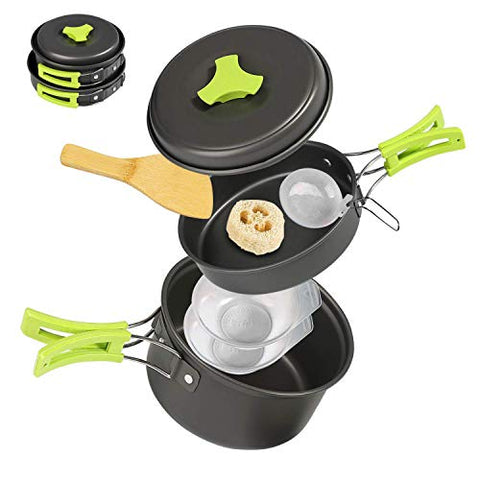 Ballery Juego Cocina para Camping 2 comensales