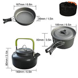 Utensilios de Cocina Picnic Senderismo Titanio Alloy Pot Turismo al Aire Libre Vajilla