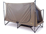 OZtrail Camilla de Camping con toldo 218x98cm catre para Acampada, con un toldo Extra Grande Que Ofrece Gran vestíbulo. 16.7kg