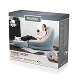 Bestway Cruiser - Sillón Hinchable con reposapiés (122 x 94 x 81 cm)