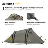 Wechsel Tents Aurora 1 - Travel Line - Tienda Túnel para 1 Persona, Columna de Agua de 5.000mm