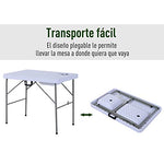 Outsunny - Fregadero Portatil para Camping (101 x 66 x 81cm)