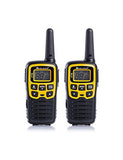 Midland C1178.01 2 Walkie Talkie Completo para Tus Aventuras, Incluye Maleta, Negro, Amarillo