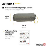 Wechsel Tents Aurora 1 - Travel Line - Tienda Túnel para 1 Persona, Columna de Agua de 5.000mm