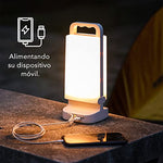 Lepwings Luz Solar de Camping, LED Lámpara Recargable con Control Táctil, Batería de 4400mAh, Linterna con batería para Acampar, Emergencias, Senderismo, Pesca y Cortes de Energía