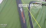 Vango Odyssey 500 - Tienda Hinchable (5 personas)