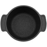 BBQ-Toro Mini Dutch Oven con Base de Madera | Ø 11 cm | Horno Holandés | Quemado