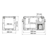 DOMETIC - Nevera Portátil 32L Termoeléctrica 12/24V/230V (A++)