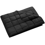 KingCamp Manta de Camping Ultraligera Multifuncional con botón a presión Bolsa de Dormir Simple (175 × 135 cm) 0.44 kg Negro