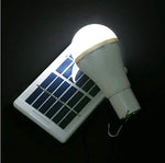 Kit Placa Solar y Bombilla Led portátil para exteriores Lámpara solar recargable Luces para el hogar Patio Parasol Gallinero Casa de mascotas Balcón Apagón de emergencia Sensor de luz Control remoto Regulable