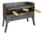 IMEX EL ZORRO Barbacoa Sobremesa con Parrilla, Negro, 43.5x24.5x39.5 cm, 71422.0