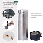 Boundless Voyage Titanio de Doble Pared de Vacío Tazas de Aislamiento Térmico de la Copa de los Hombres de las Mujeres de los Niños de Titanio Café de Té Botella de Agua