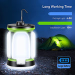 Lámpara Camping, Blukar Linterna de Camping Led Recargable - 7 Modos Lluminación 60 LED Super Brillante Lampara Camping Más de 10 Horas de Duración de La Batería para Camping, Emergencia, Pesca, etc.