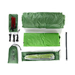 Naturehike Star-River Tienda de Campaña Ultraligera de Doble Capa para 2 Personas Mochilero Tienda de Campaña de Senderismo Impermeable (20D Verde)