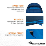 SEA TO SUMMIT Trek TkI-R Left Zip Saco de Dormir Adultos Unisex