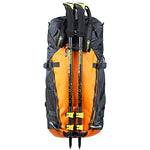 COLUMBUS Mochila Peak 35 Mochila de Senderismo Ajustable, con Aireación en la Espalda y Sistema de Transferencia de Carga. Incluye Funda para la Lluvia. Capacidad 35 L en Color Naranja y Gris