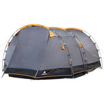 CampFeuer Tienda de Campaña Familiar Super+ I 4 Personas I Columna de Agua 3.000 mm I Impermeable I Ultraligera (Gris)