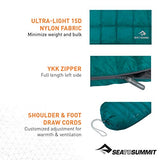 SEA TO SUMMIT Traveller Tri-L Left Zip Funda para Saco de Dormir Adultos Unisex