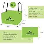 Northridge Gear - Cubo Plegable 15L Verde