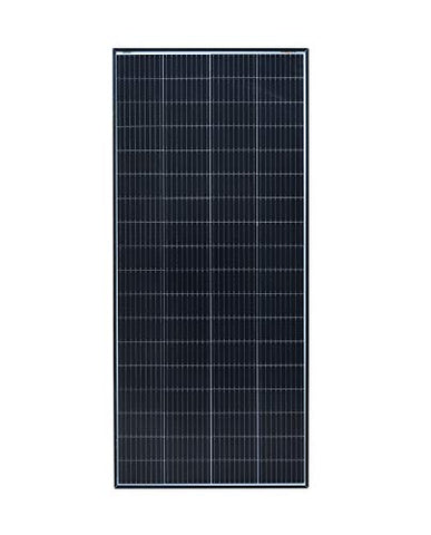 Placa Solar de 200W 12V tecnología de celda PERC solar monocristalino de módulo solar con marco negro