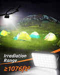 Eventek Lámpara Camping 4000LM, 20000mAh Linterna de Camping Led Recargable, 5 Modos IPX5 Impermeable Luz Camping Más de 144 Horas de Duración de La Batería para Camping, Emergencia, Senderismo, Pesca