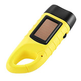 Simpeak Linterna LED, LED Linterna de Mano Resistente al Agua con Cargador Solar Linterna Dinamo para Ciclismo,Camping - Amarillo