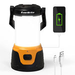 EverBrite Linterna de Camping, Farol LED Ultrabrillante Portátil, Luz de Camping Recargable,1000lm,USB-C, Banco de Energía de 4400mAh, Linterna Electrónica para Exteriores