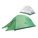 Naturehike Cloud-up 1 Tienda de Campaña Ultraligera para 1 Persona - Tienda Impermeable de Doble Capa para Trekking, 4 Estaciones(Verde)