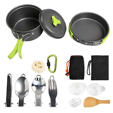 Ballery - Juego Cocina para Camping 2 comensales