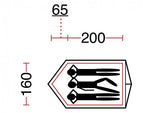 Bertoni Sogno Tienda de campaña Canadiense 3 personas