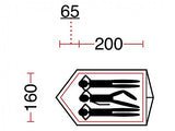 Bertoni Sogno Tienda de campaña Canadiense 3 personas