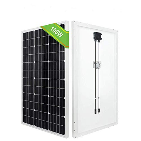 Placa Solar de 100W, alta eficiencia de autocaravana de 12 V