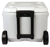 Coleman Marine Xtreme 50 Qt con Ruedas (47 L) Nevera Rígida, Blanco, Única