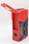 Radio De Emergencia Portátil, Puerto De Carga USB De Manivela Solar Impermeable NOAA Radios Meteorológicas con Am/FM, Alarma, Lámpara De Lectura, Banco De Energía De 2000 MAh